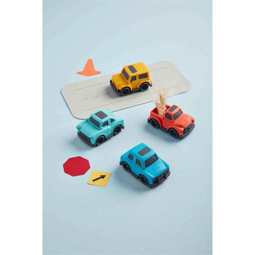 Mud Pie Wheat Straw Toy Car Set-MUD PIE-Little Giant Kidz