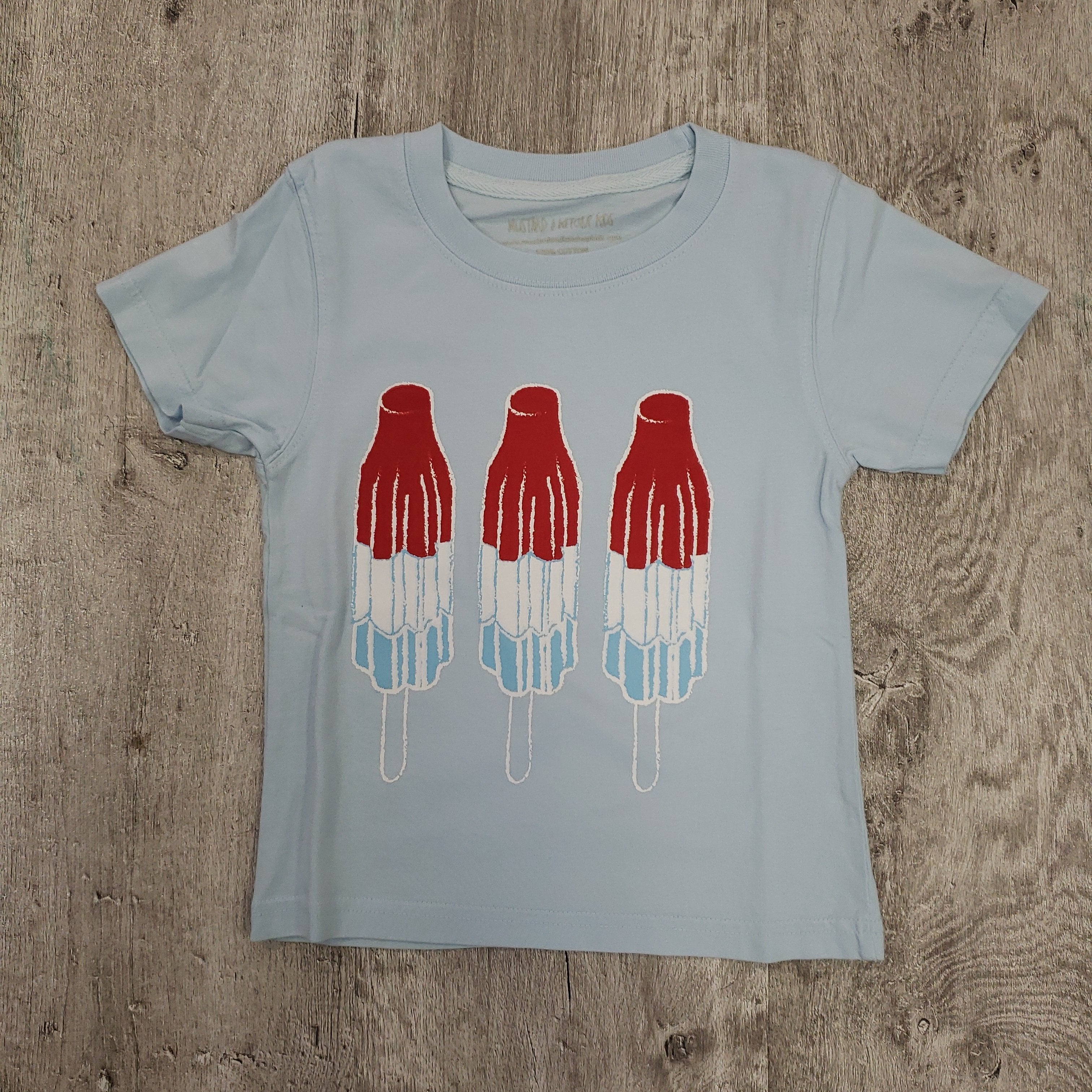 Mustard & Ketchup Kids Blue Bomb Pop T-Shirt-Mustard & Ketchup Kids-Little Giant Kidz