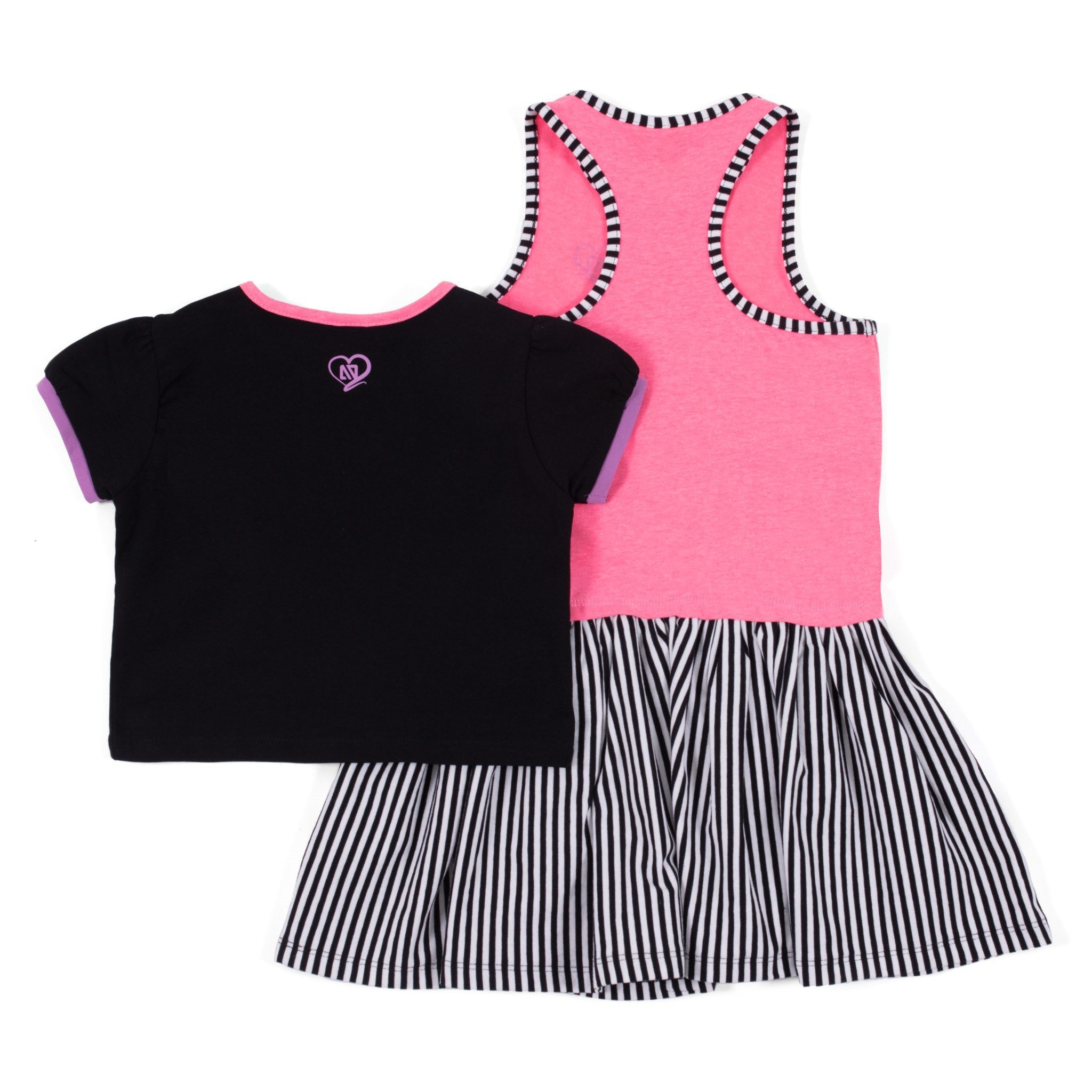 Noruk Anemones & Butterflies 2pc Dress Set-NORUK-Little Giant Kidz