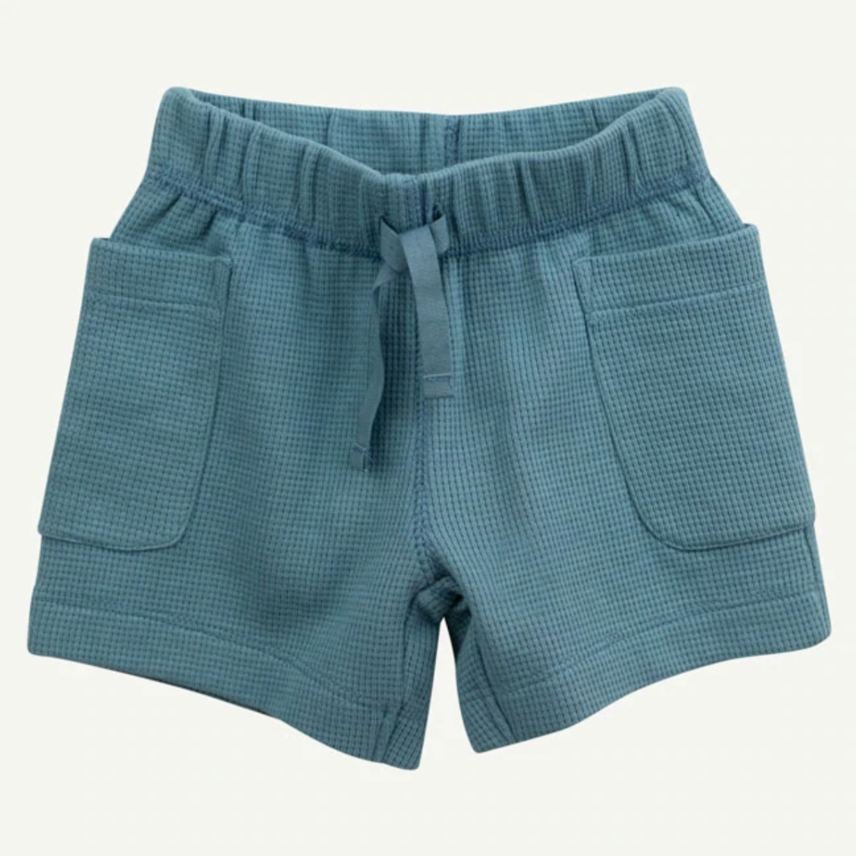 Oliver & Rain Muted Blue Thermal Short-OLIVER & RAIN-Little Giant Kidz