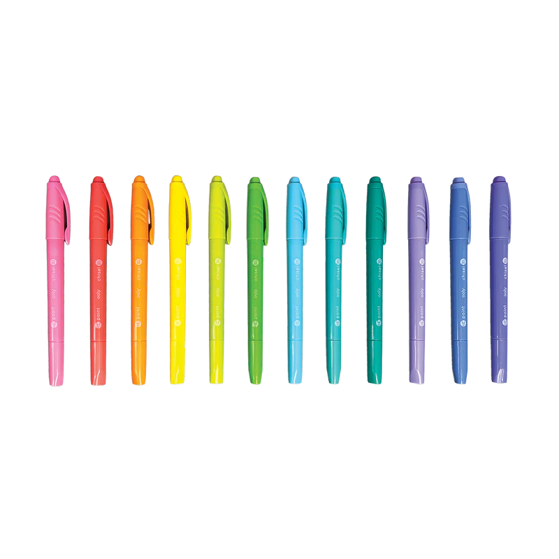 Ooly Pastel Hues Dual Tip Markers - Set of 12-OOLY-Little Giant Kidz