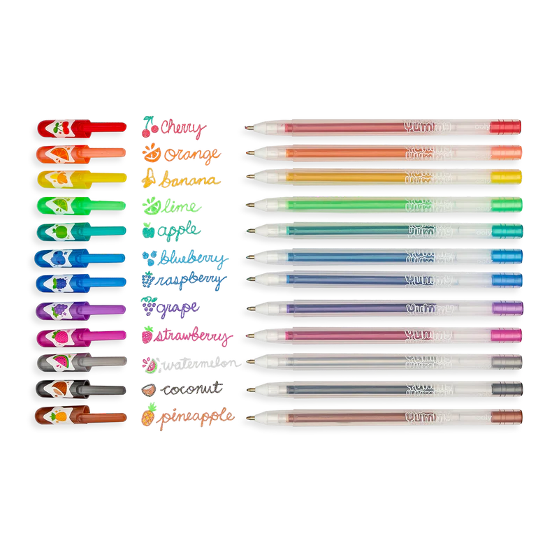 Ooly Yummy Yummy Scented Glitter Gel Pens Set of 12