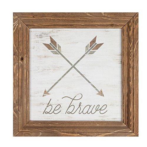 P. Graham Dunn Framed Sign Be Brave-P. GRAHAM DUNN-Little Giant Kidz