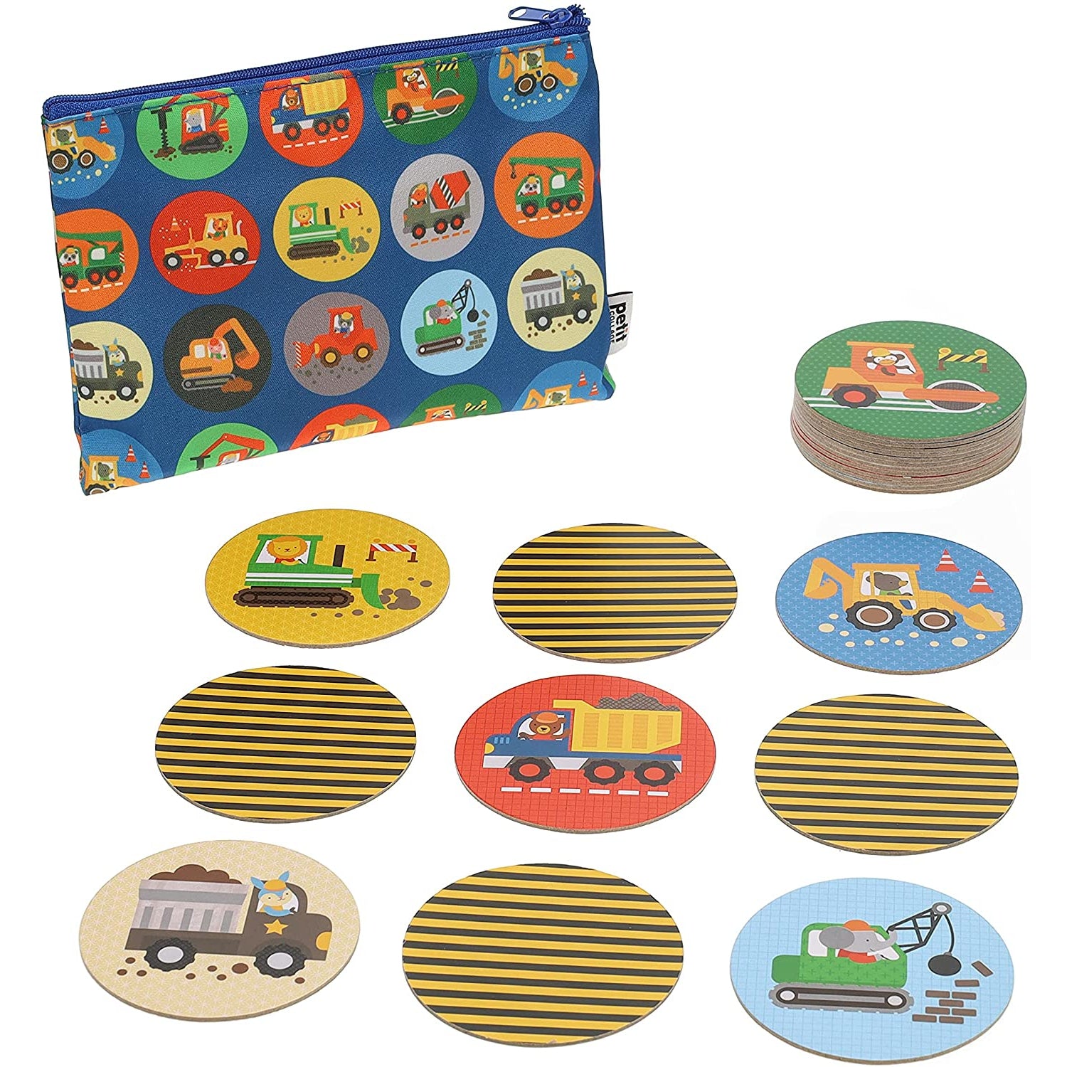 Petit Collage Construction Matching Game-HACHETTE BOOK GROUP USA-Little Giant Kidz