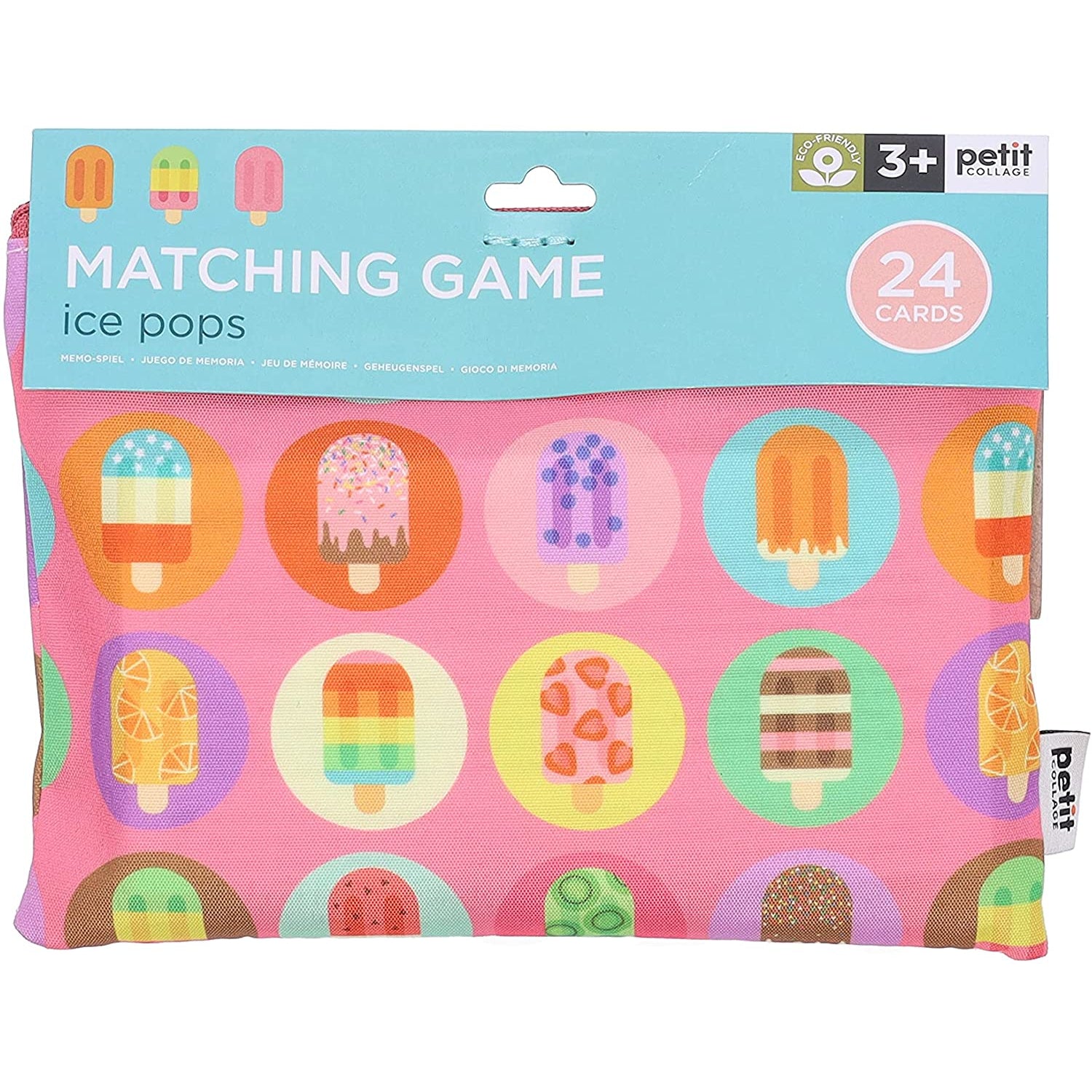 Petit Collage Ice Pops Matching Game-HACHETTE BOOK GROUP USA-Little Giant Kidz