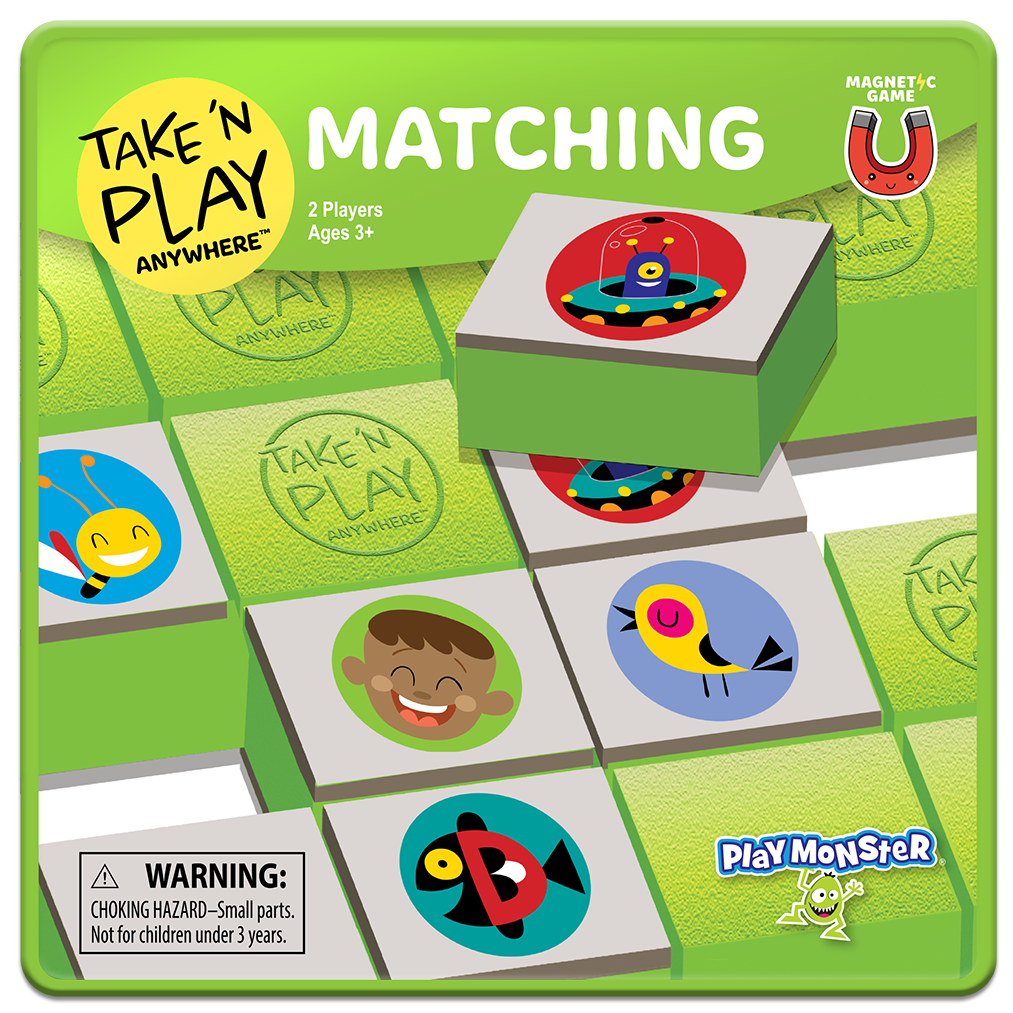 Play Monster Take ‘N’ Play Anywhere™ Matching-Play Monster-Little Giant Kidz