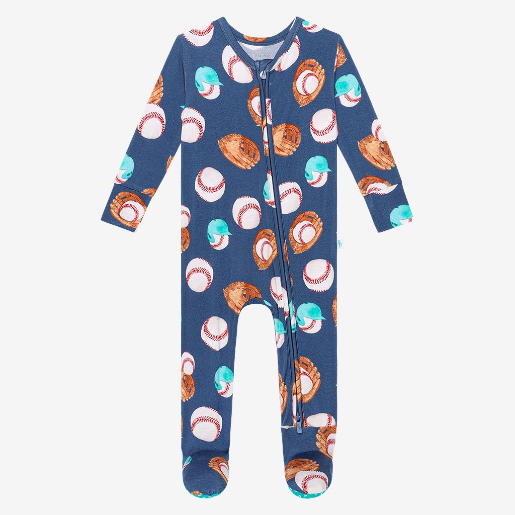 Posh Peanut Homer Footie Zippered One Piece-POSH PEANUT-Little Giant Kidz