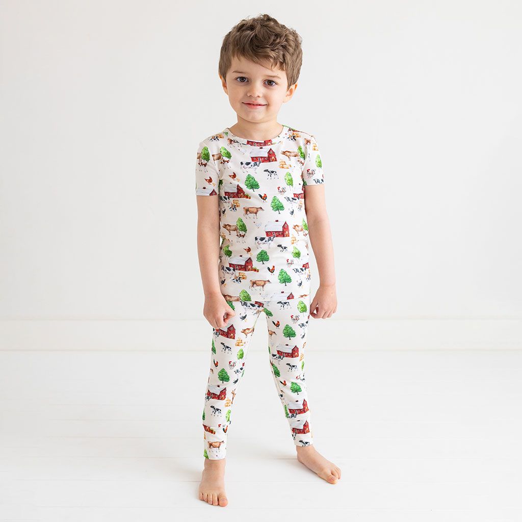 Kids short sleeve online pajamas