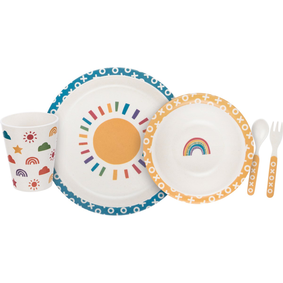 Primitives By Kathy Meal Set - Sunshine & Rainbows-Primitives by Kathy-Little Giant Kidz