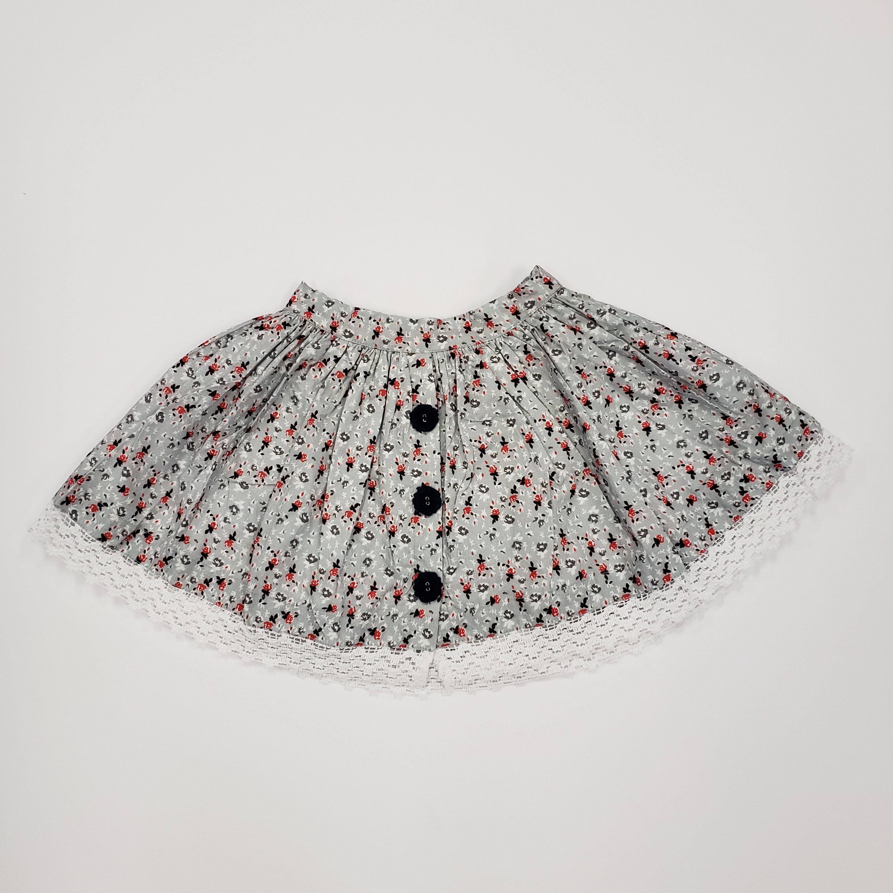 Ren & Rouge Iris Print Cotton Skirt-Ren & Rouge-Little Giant Kidz