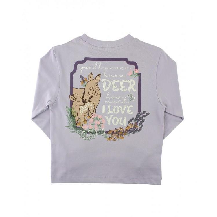 RuffleButts You'll Never Know Deer Signature Tee-RUFFLEBUTTS-Little Giant Kidz