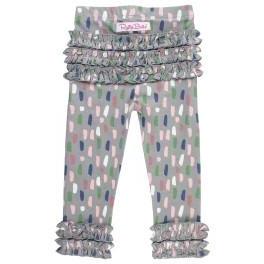 Rufflebutts Brushed Confetti Ruffle Leggings-RUFFLEBUTTS-Little Giant Kidz