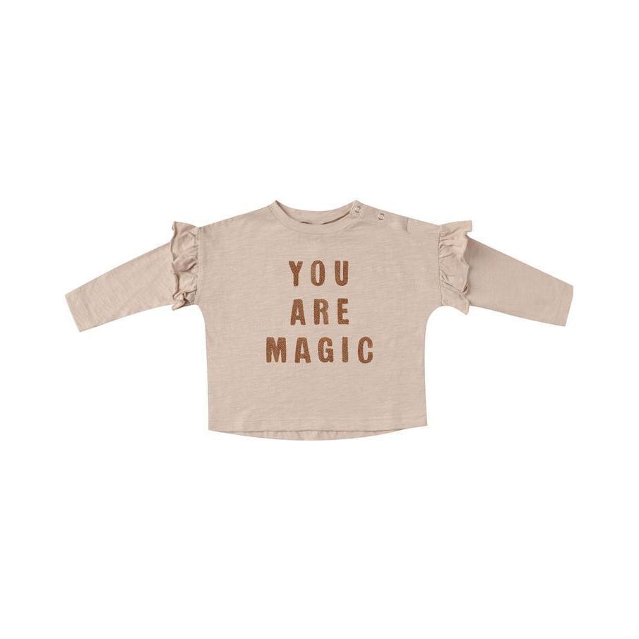 Rylee & Cru Oat You Are Magic Ruffle Tee-RYLEE & CRU-Little Giant Kidz