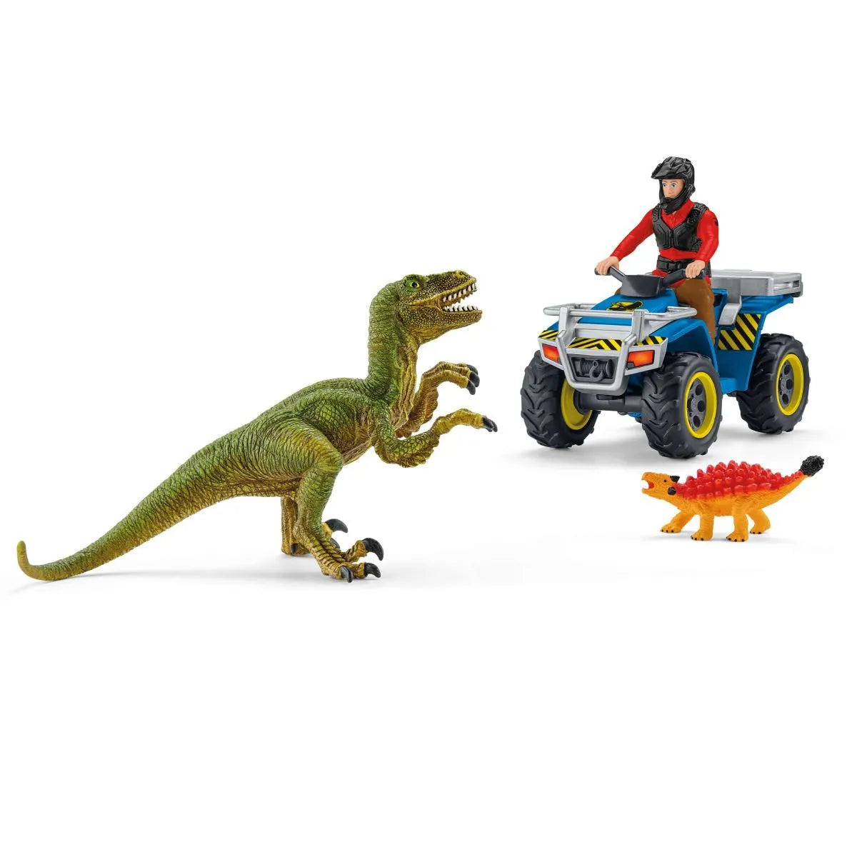 Schleich Dinosaurs: Quad Escape from Velociraptor-SCHLEICH-Little Giant Kidz