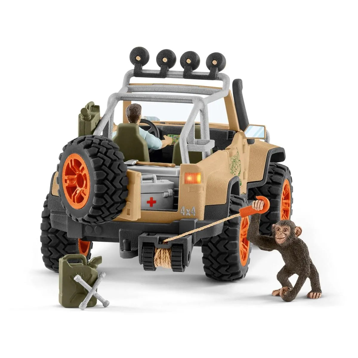 Schleich Wild Life: 4x4 Vehicle with Winch-SCHLEICH-Little Giant Kidz