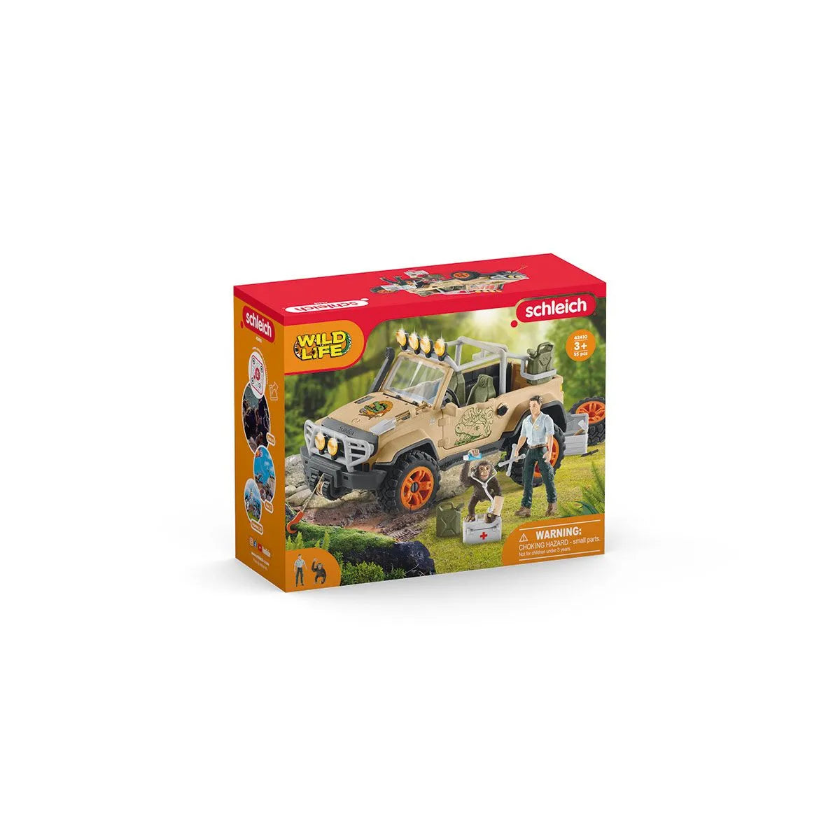 Schleich Wild Life: 4x4 Vehicle with Winch-SCHLEICH-Little Giant Kidz