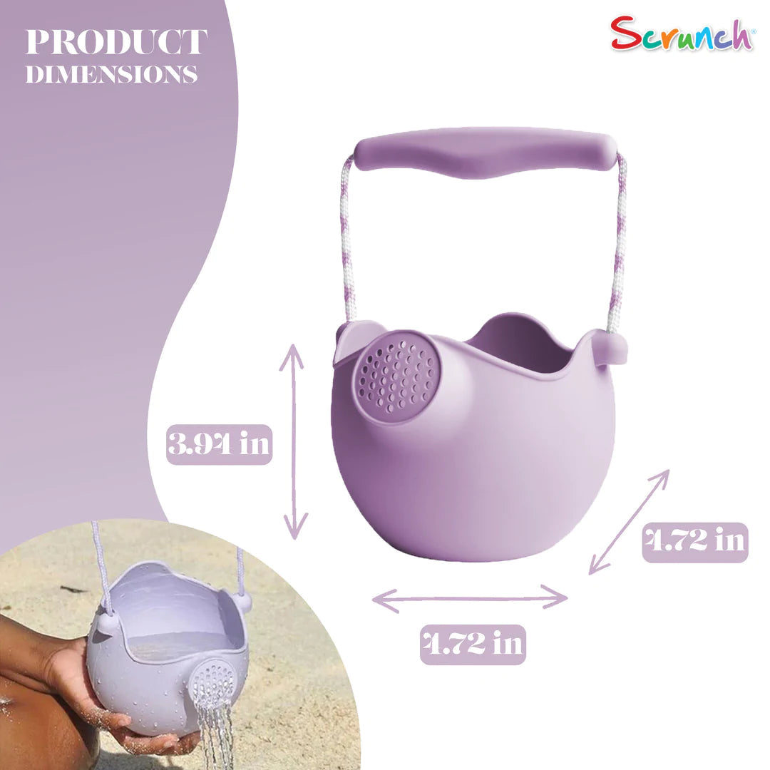 Scrunch Silicone Watering Can Light Purple - Roll it, Fold it, Scrunch it!-DAM Good Ideas-Little Giant Kidz