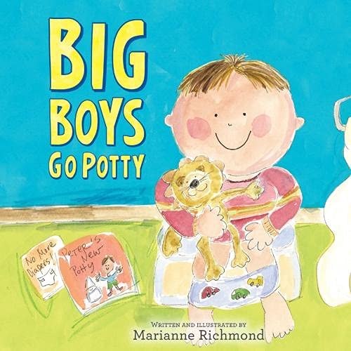 Sourcebooks: Big Boys Go Potty Hardcover Book-SOURCEBOOKS-Little Giant Kidz