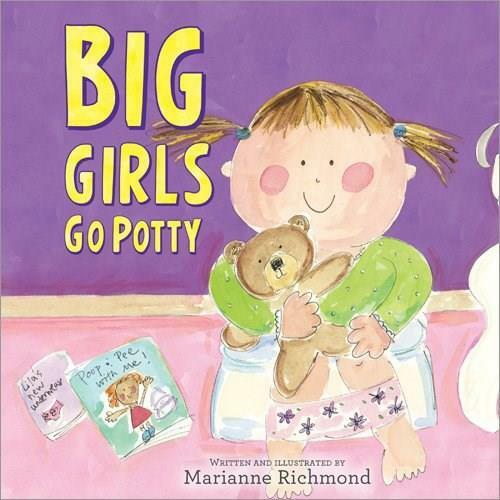 Sourcebooks: Big Girls Go Potty Hardcover Book-SOURCEBOOKS-Little Giant Kidz