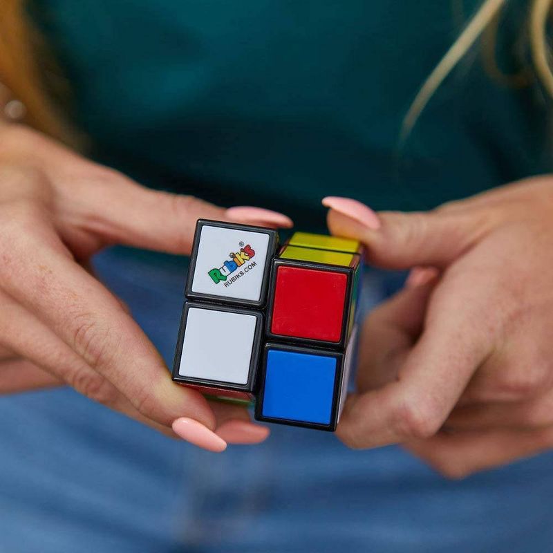 Brinquedo Mini Cubo Mágico Rubiks Spin Master 2x2 - Blanc Toys