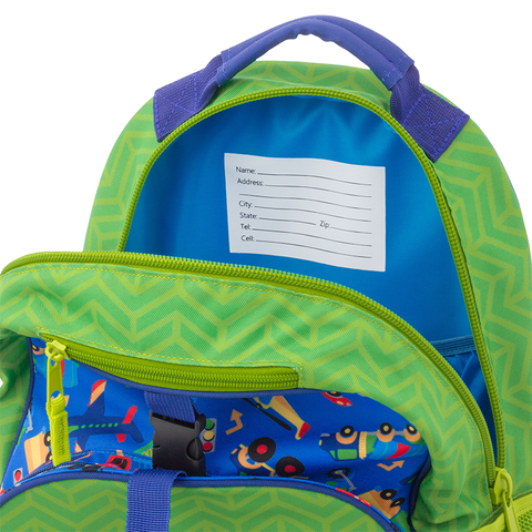 Stephen Joseph Transportation All Over Print Backpack-STEPHEN JOSEPH-Little Giant Kidz