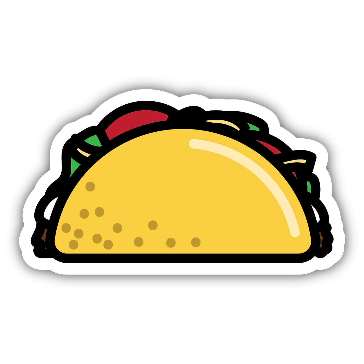 Stickers Northwest - Taco Sticker-Stickers Northwest Inc-Little Giant Kidz