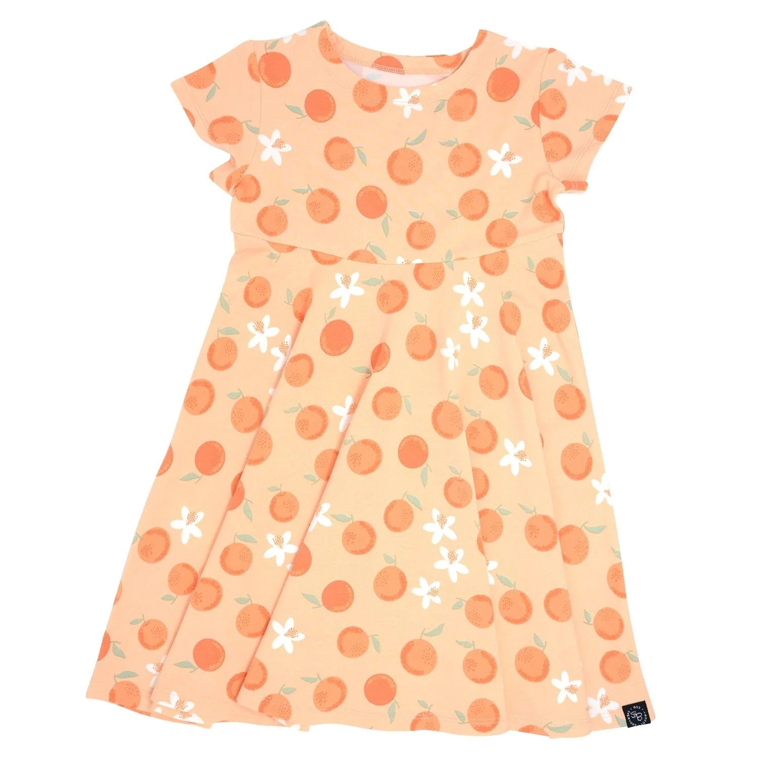 Sweet Bamboo Cutie Swirly Girl Dress-SWEET BAMBOO-Little Giant Kidz