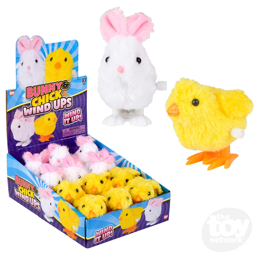 The Toy Network 3" Bunny And Chick Wind Ups-The Toy Network-Little Giant Kidz