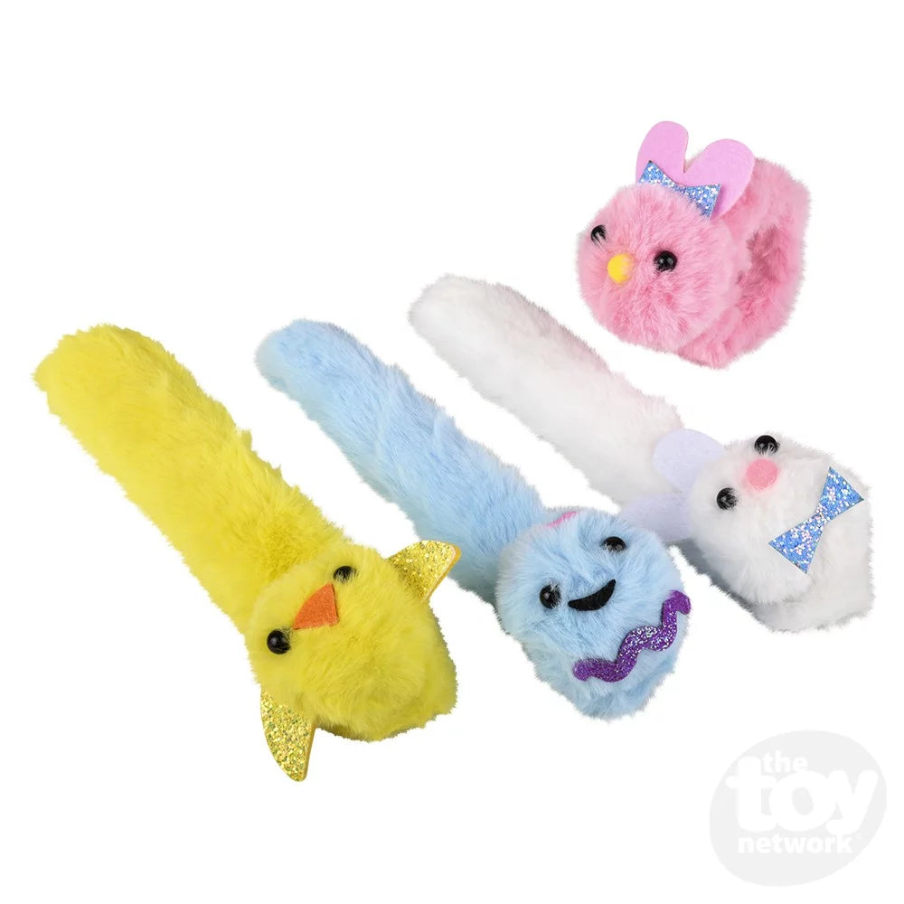 The Toy Network 8" Easter Plush Slap Bracelets-The Toy Network-Little Giant Kidz