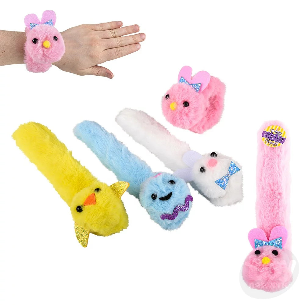 The Toy Network 8" Easter Plush Slap Bracelets-The Toy Network-Little Giant Kidz