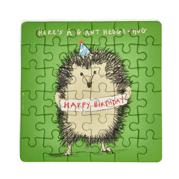 Two's Company Happy Birthday "B" Puzzle In A Can-TWO'S COMPANY-Little Giant Kidz