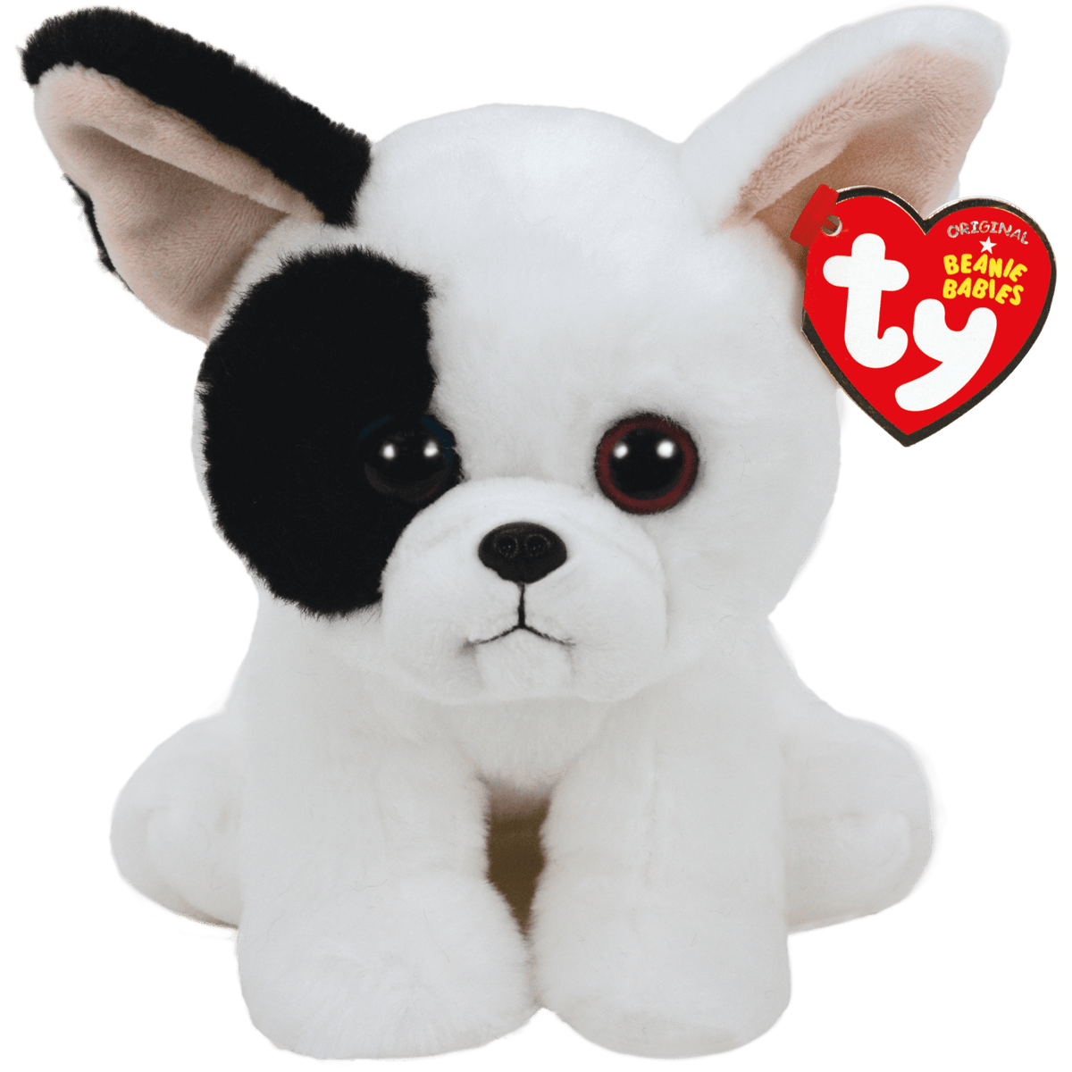 Ty Hugo the Brown & White Dog Beanie Boo