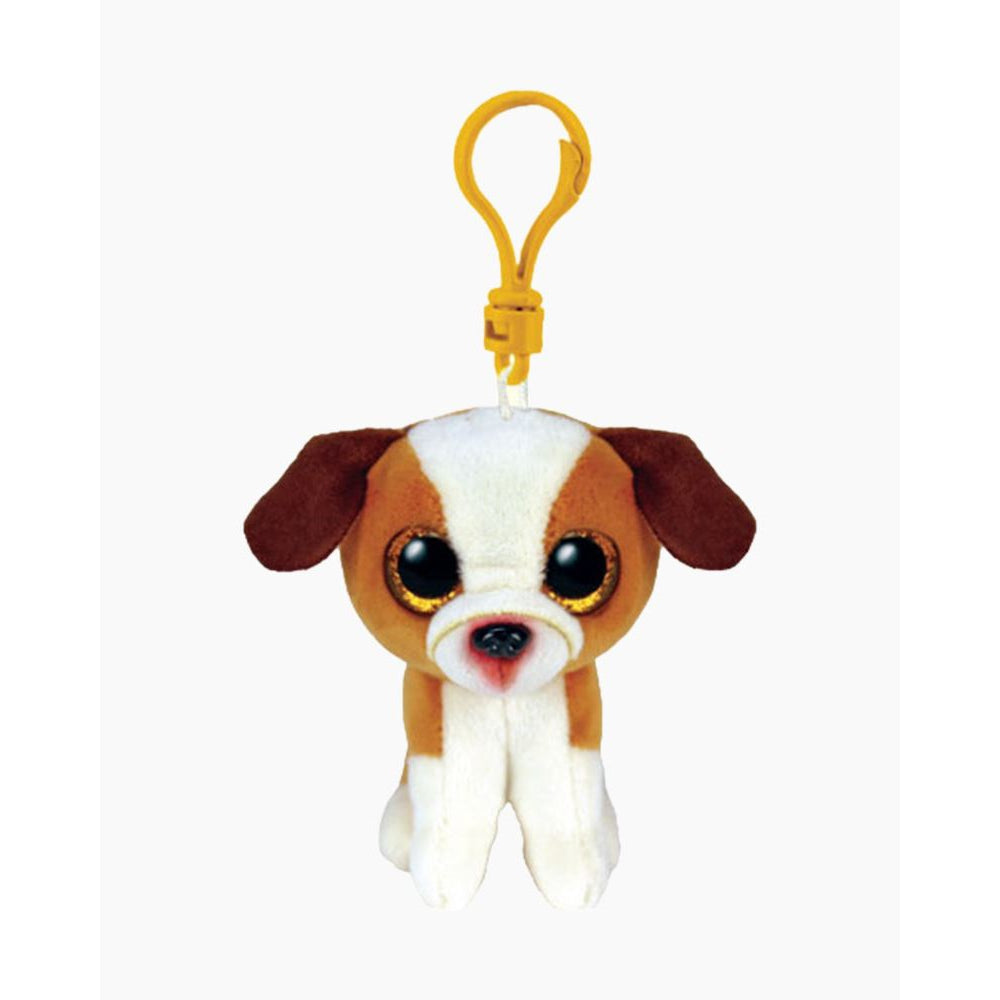 Ty Beanie Boos™ Hugo the Brown & White Dog Clip-TY Inc-Little Giant Kidz