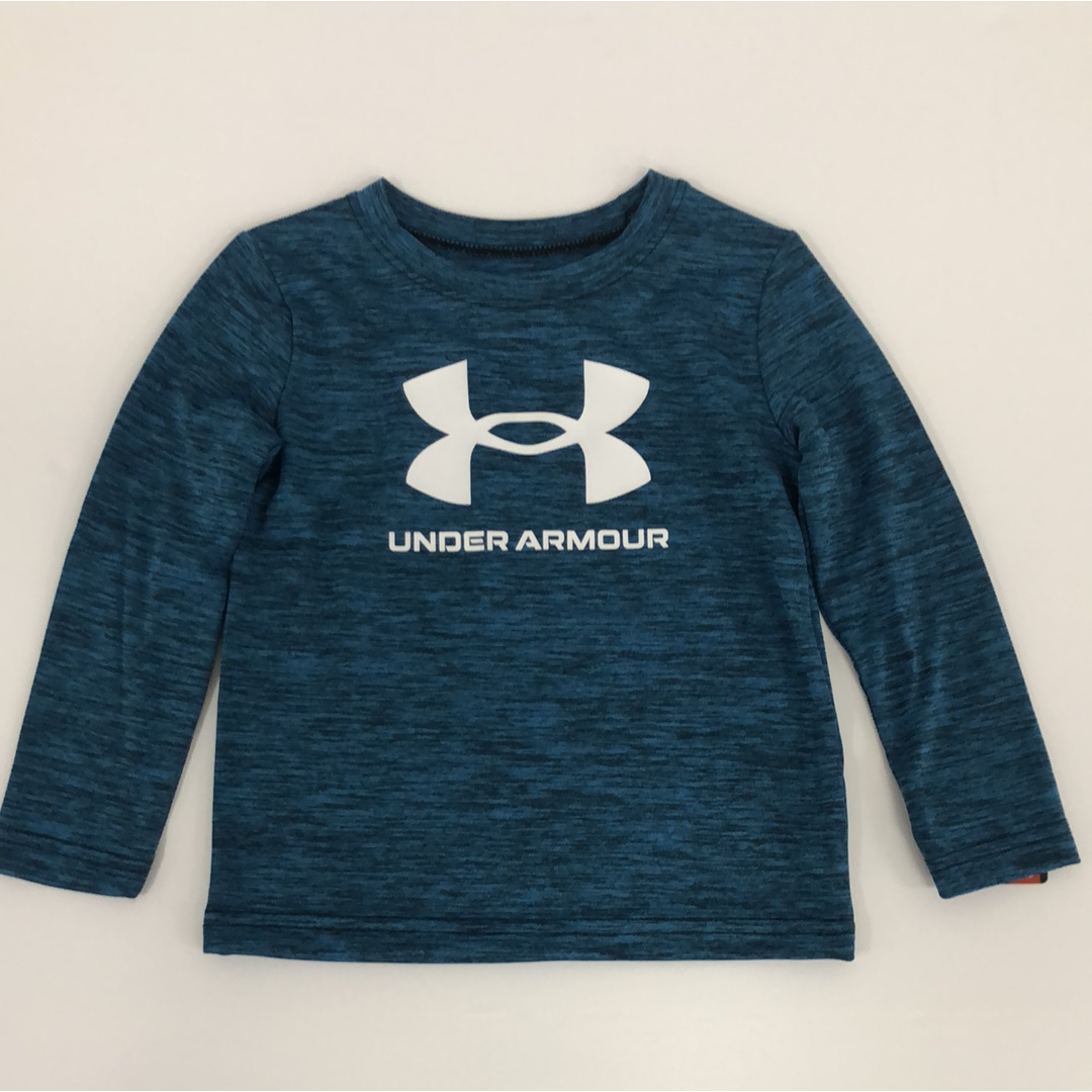 Under Armour Big Symbol Twist Long Sleeve - Graphite Blue-UNDER ARMOUR-Little Giant Kidz