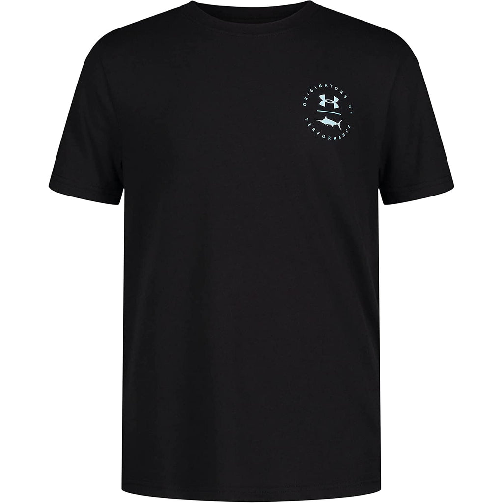 Under Armour Circle Fish Logo Short Sleeve - Black – Little Giant Kidz