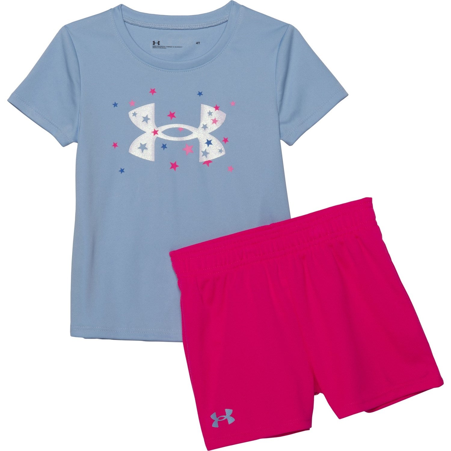 Under Armour Girls' UA Freedom Flag Set - Pink Fizz