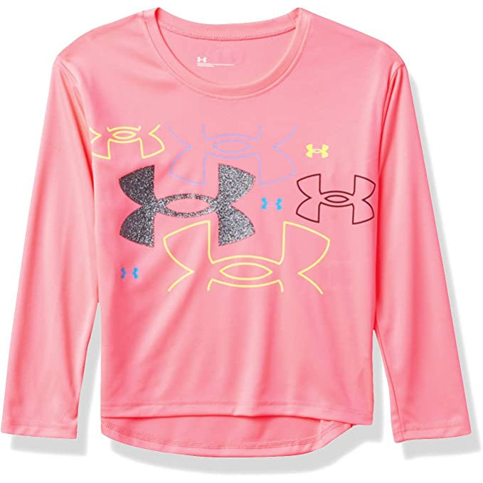 Under Armour Logo Cluster Long Sleeve Shirt-UNDER ARMOUR-Little Giant Kidz