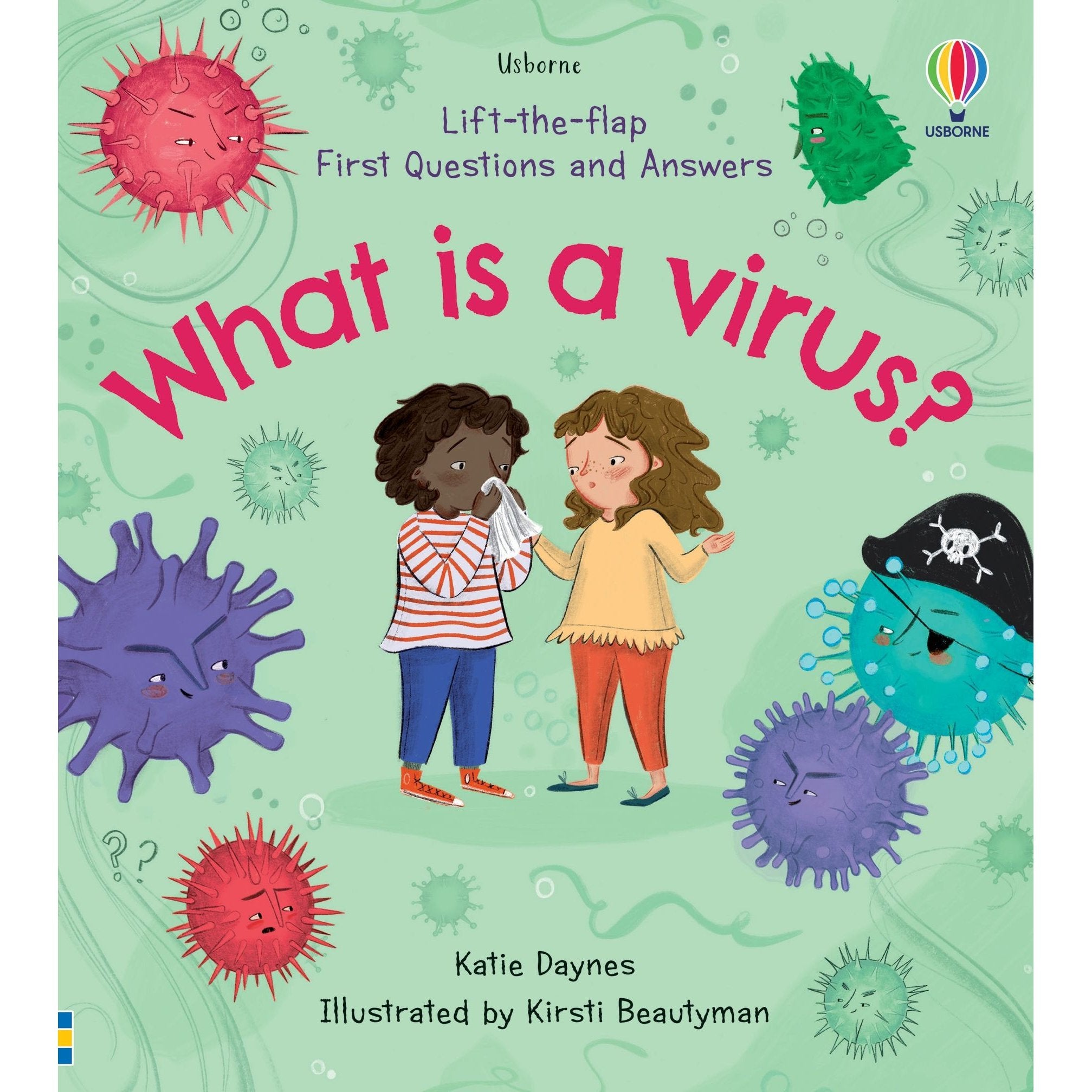 Usborne Books: Lift-the-Flap First Questions and Answers What is a Virus?-EDC-USBORNE-Little Giant Kidz