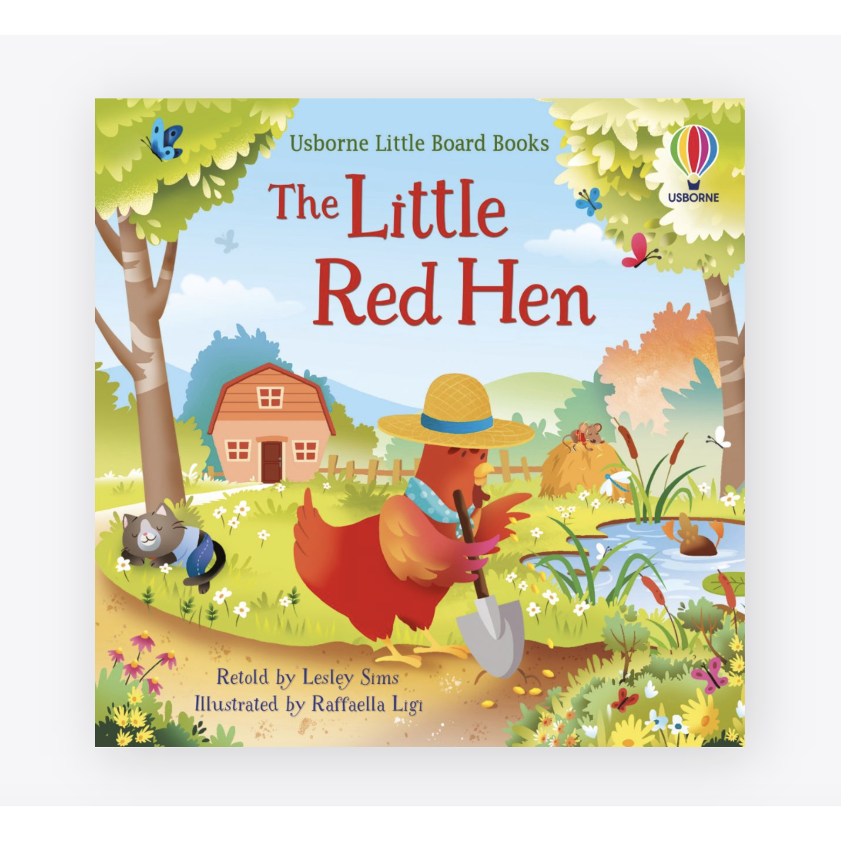 Usborne Books: Little Board Books - The Little Red Hen (Board Book)-EDC-USBORNE-Little Giant Kidz