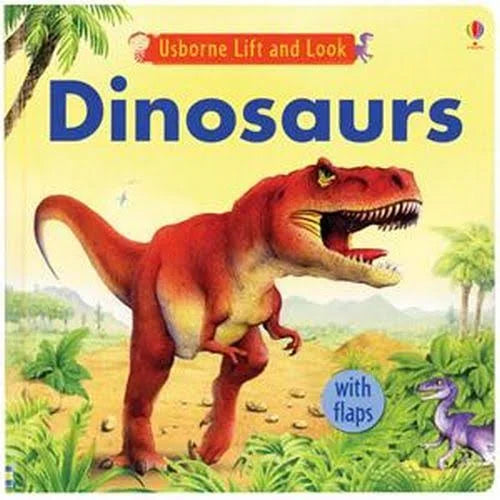 Usborne Books: Little Lift and Look Dinosaur (Board Book)-EDC-USBORNE-Little Giant Kidz