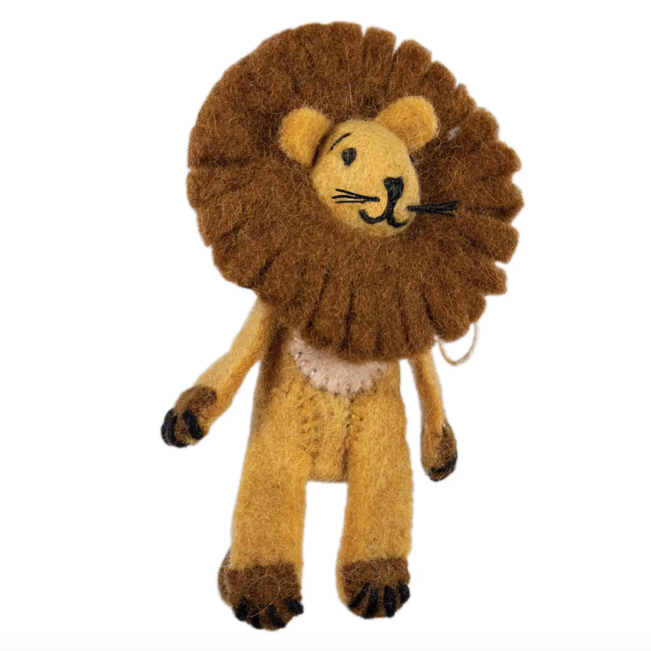 Wool - DZI Handmade Wild Woolie Ornament - Lion-DZI Handmade-Little Giant Kidz