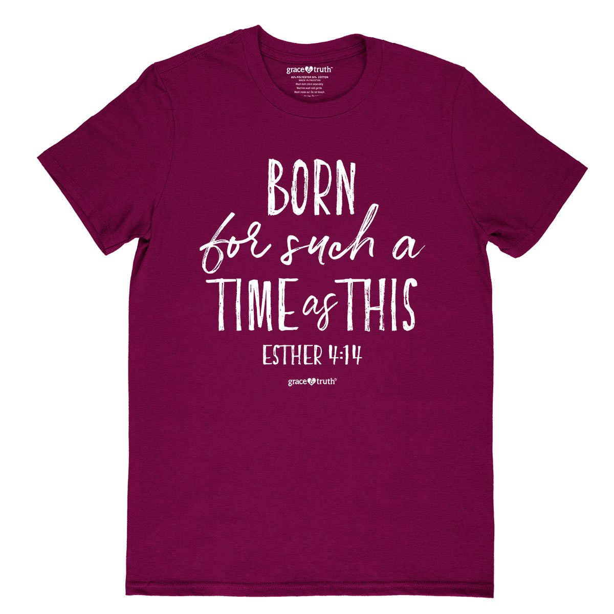 grace & truth Christian Women's T-Shirt Such A Time Esther 4:14-Kerusso-Little Giant Kidz